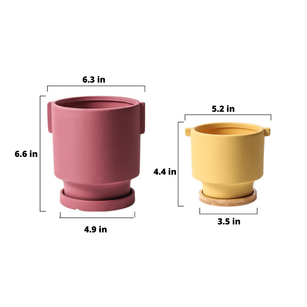 Jardinières en céramique à décorer soi-même