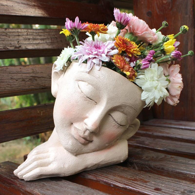 Jardinière murale « Héra endormie »