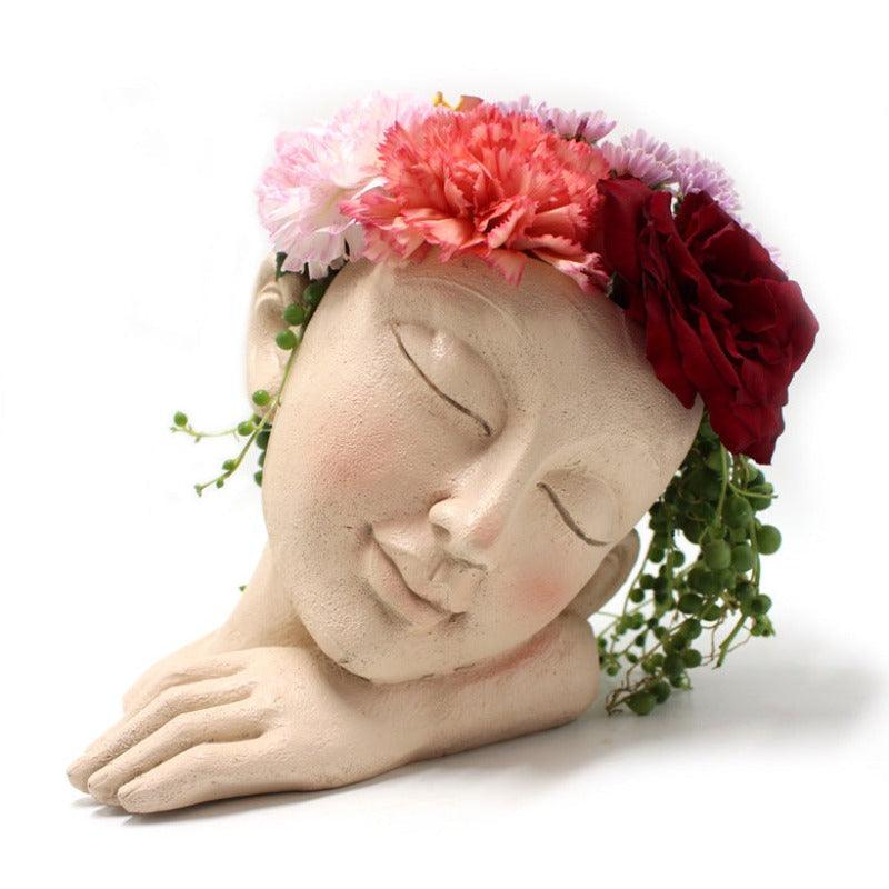 Jardinière murale « Héra endormie »