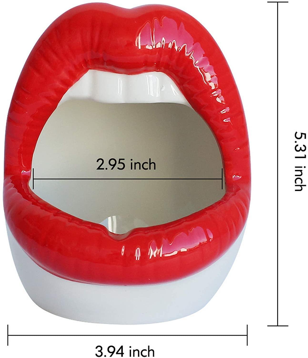 Pucker Up Lippen Keramik-Pflanztopf