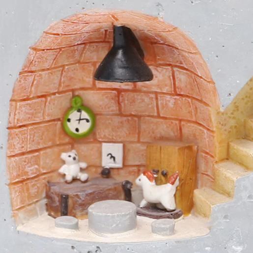 Tiergeheime Haus-Pflanztopf