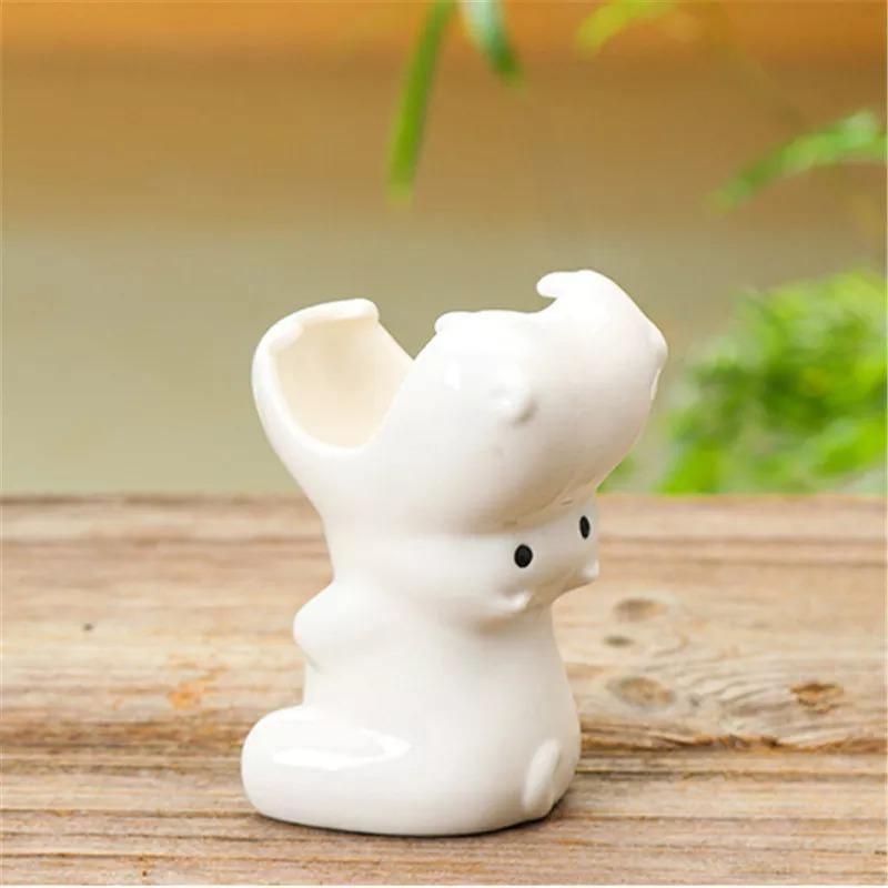 Pot de fleurs en céramique Hippo mordeur pour plantes grasses